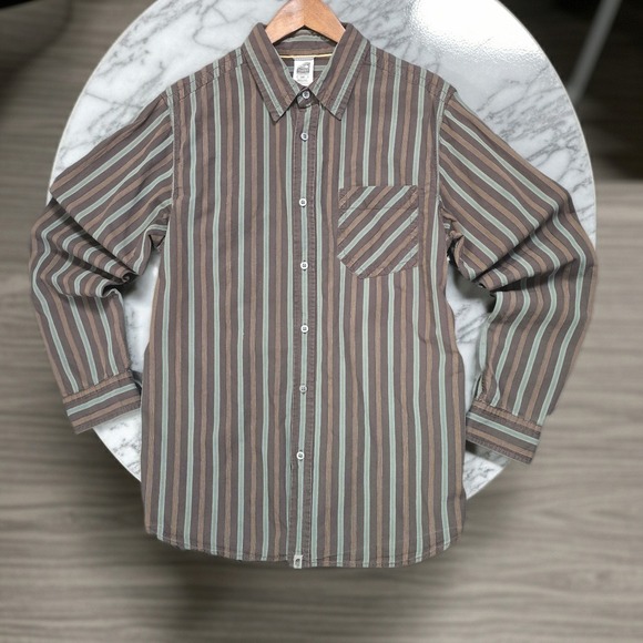 The North Face Other - The North Face‎ Men's M Button Up Hiking Outdoor Long Sleeve Shirt Cotton